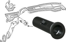 Air nozzle triangular window left/right