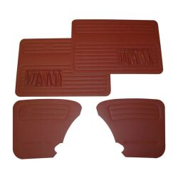 Door trim set dark red