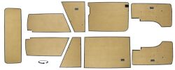 Verkleidungssatz Vinyl 9 Teile schwarz