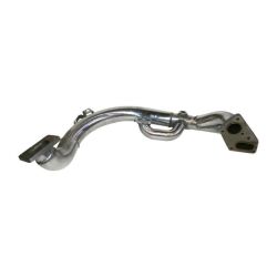 Turbo bypass Rohr Edelstahl poliert
