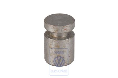 Piston closure screw oil pan