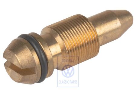 Idle adjustment screw