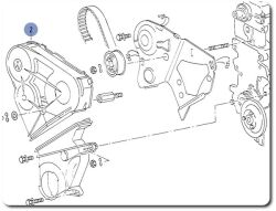Protection de courroie de distribution dorigine Volkswagen