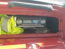 Radioeinbaukonsole für Handschuhfach