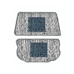 Trunk carpet set black
