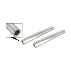End pipe stainless steel (length 275 mm) (2 pieces)