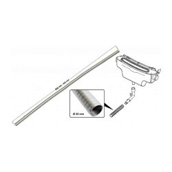 Wasserablassschlauch Frischluftkasten aus Aluminium Ø 20 x 600-900 mm