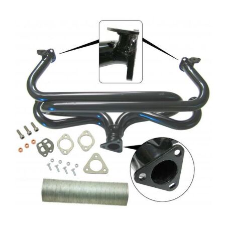 Black painted manifold