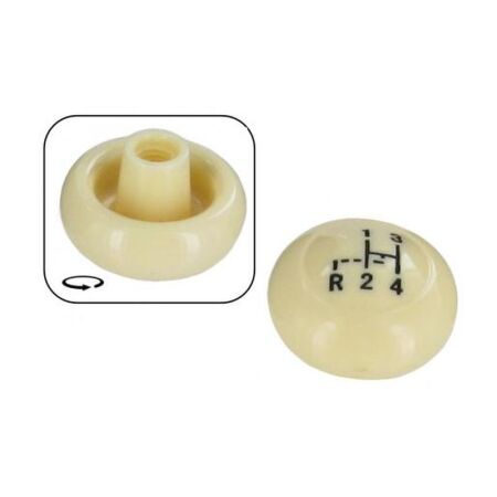 Ivory gear knob (10 mm) with shift diagram