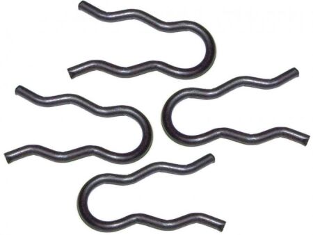 Klammern für Kipphebelwelle / Horn Bürstenhalter Clips 4 Stück