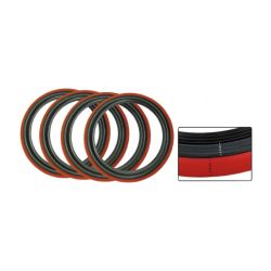 Red Line Bandringe Reifeneinsatz (2,5 cm schwarz, 2,5 cm...