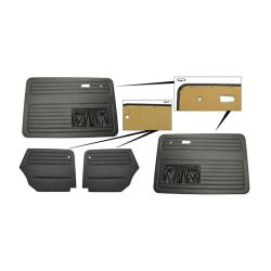 Door trim set black A-quality