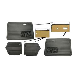 Door trim set black A-quality