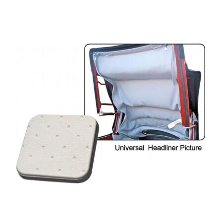 Vinyle de plafond perforé blanc