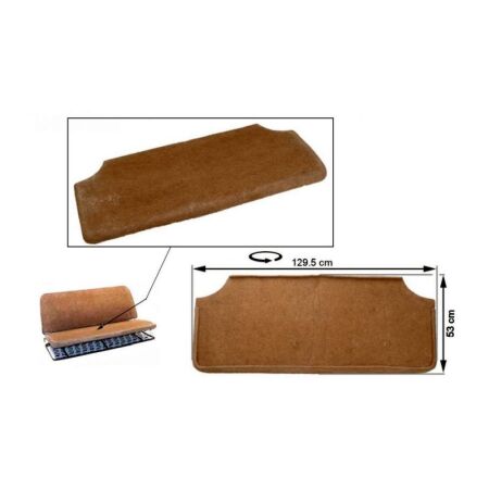 Padding for seat surface rear seat horsehair