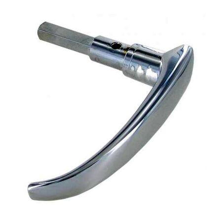 Frachtseitentürgriff ohne Schloß verchromt