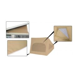 Leinwand beige für Westfalia Hubdach 3 Fenster