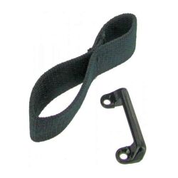 Door hinge for side loading door(s) including bracket