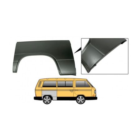 Panneau de réparation passage de roue (grand) arrière droit