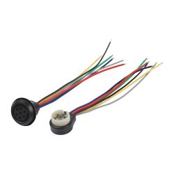 6-pole multiple connector