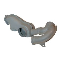 Exhaust pipe left