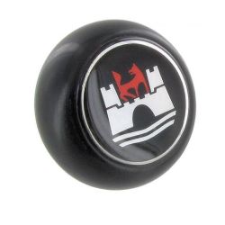 Schaltknauf schwarz mit Wolfsburg-Emblem