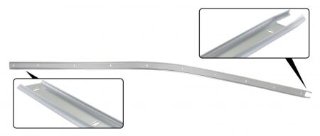 Seal strip at the upper window right