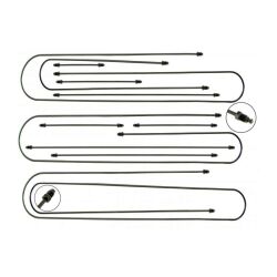Ensemble de conduites de frein (11 pièces)