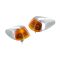 Complete yellow blinker left/right (2 pieces)