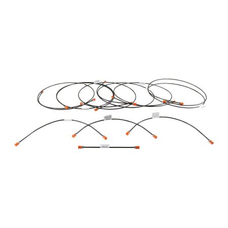 Brake line set for models with brake booster and brake force regulator