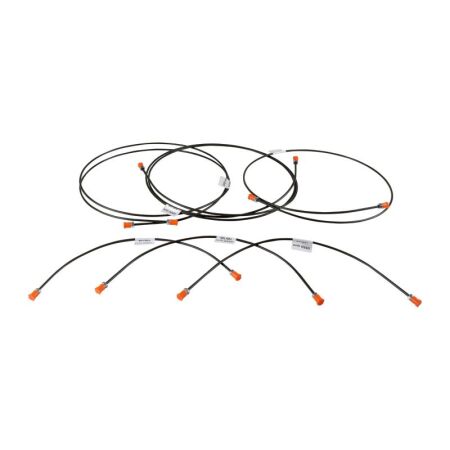 Brake line set for models with brake booster and without brake force regulator