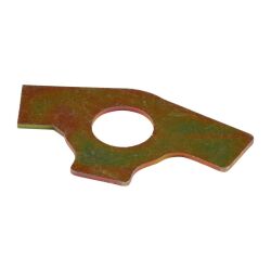 Backing plate for steering lever screw