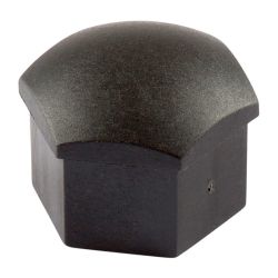 Cap for wheel bolts, black