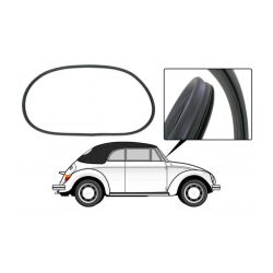 Joint de pare-brise avec rainure pour baguette...