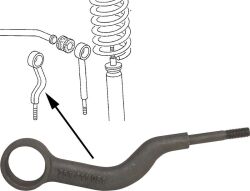 Front stabilizer link