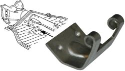 Gas pedal bracket