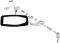 Seal for rear door handle