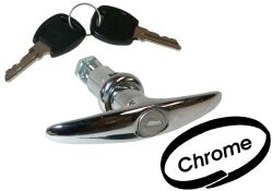 Motorhaubenschloss T-Handgriff Chrom