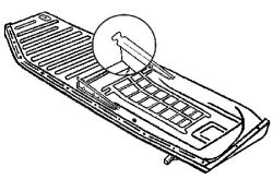 Bodenblech komplett links 0,6 mm