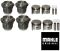 Piston/Cylinder set forged 92.0x69.0mm (Big Bore 1835ccm) MAHLE