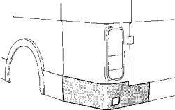 Coin daile arrière gauche